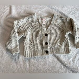 Cat & Jack Cozy Knit Button-Up Sweater